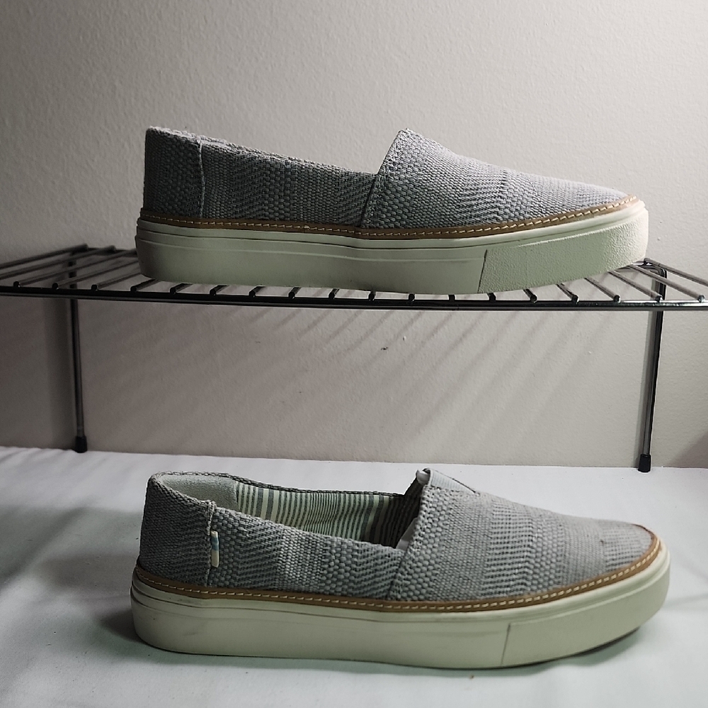 Toms Gray Women's Slip-On Loafers